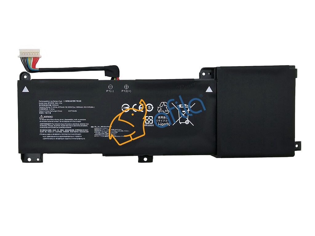 Casper SQU-1723, SQU-1724 Notebook Bataryası, Laptop Pili / RQL-006