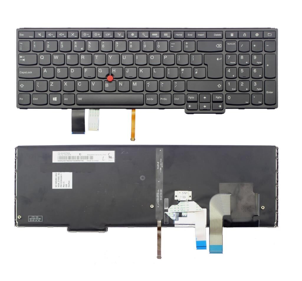 Lenovo AH-106TQ SN20E75366 Notebook Klavyesi - Siyah - Işıklı