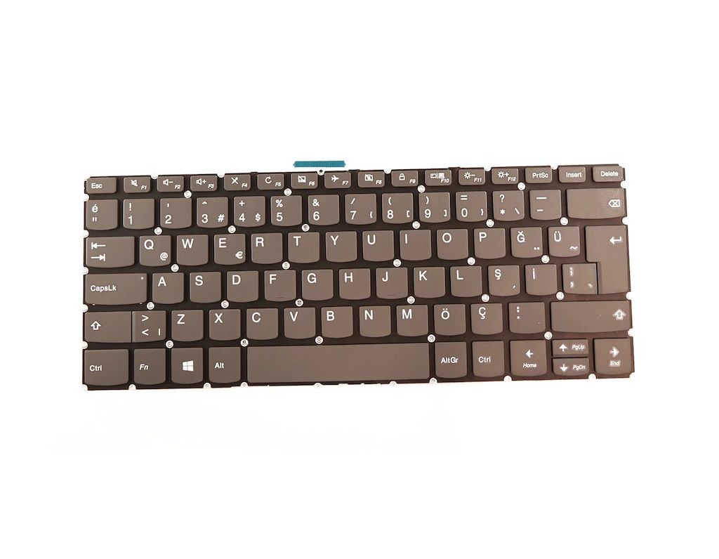 Lenovo ideapad Yoga 520-14IKB Klavyesi Siyah TR (Del Tuş) Ver.1