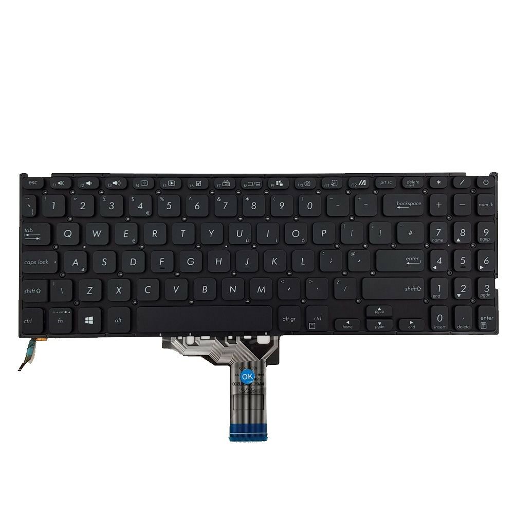 Asus X509Ma-Br336T, X509Ma-Br337T Klavye (Siyah TR) ışıklı