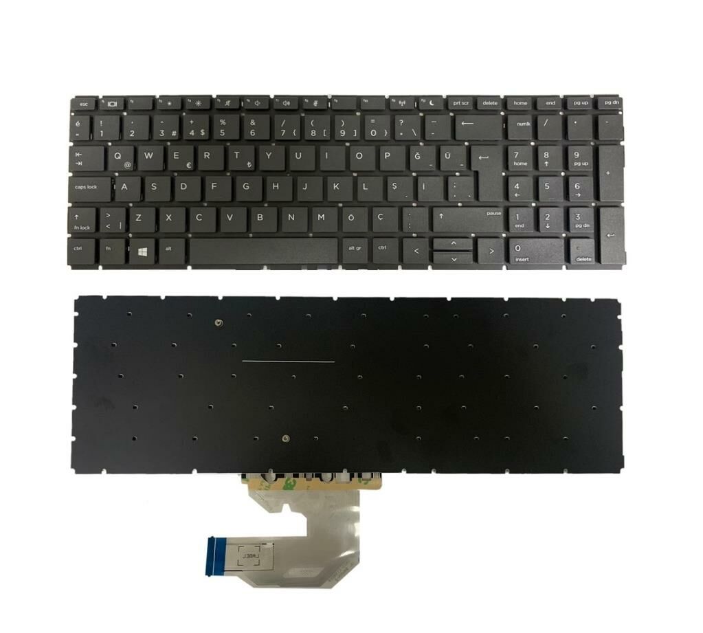HP ProBook 450 G7 (1Q3L4ES) Notebook Klavyesi, Laptop Tuş Takımı (Siyah TR)
