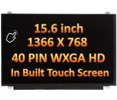 B156XTK01.0 H/W1A uyumlu 15.6'' inç 40 Pin Slim 1366 x 768 Dokunmatik Ekran + Embedded Touch lcd