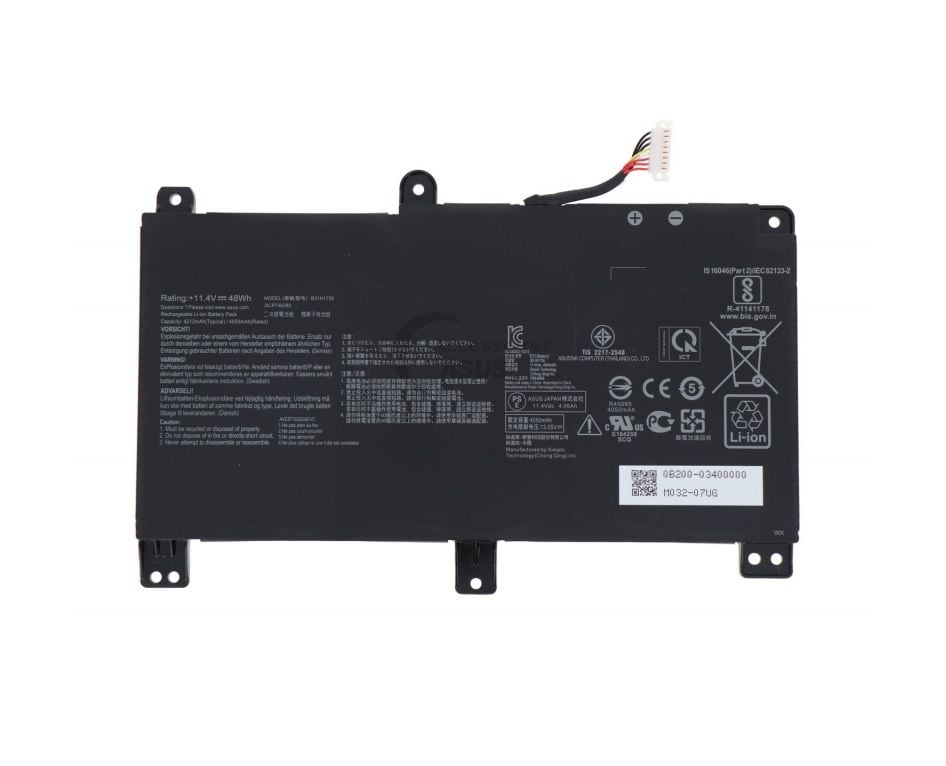 Asus FX505DT-BQ051 uyumlu Notebook Bataryası, Pili (Ver.2)