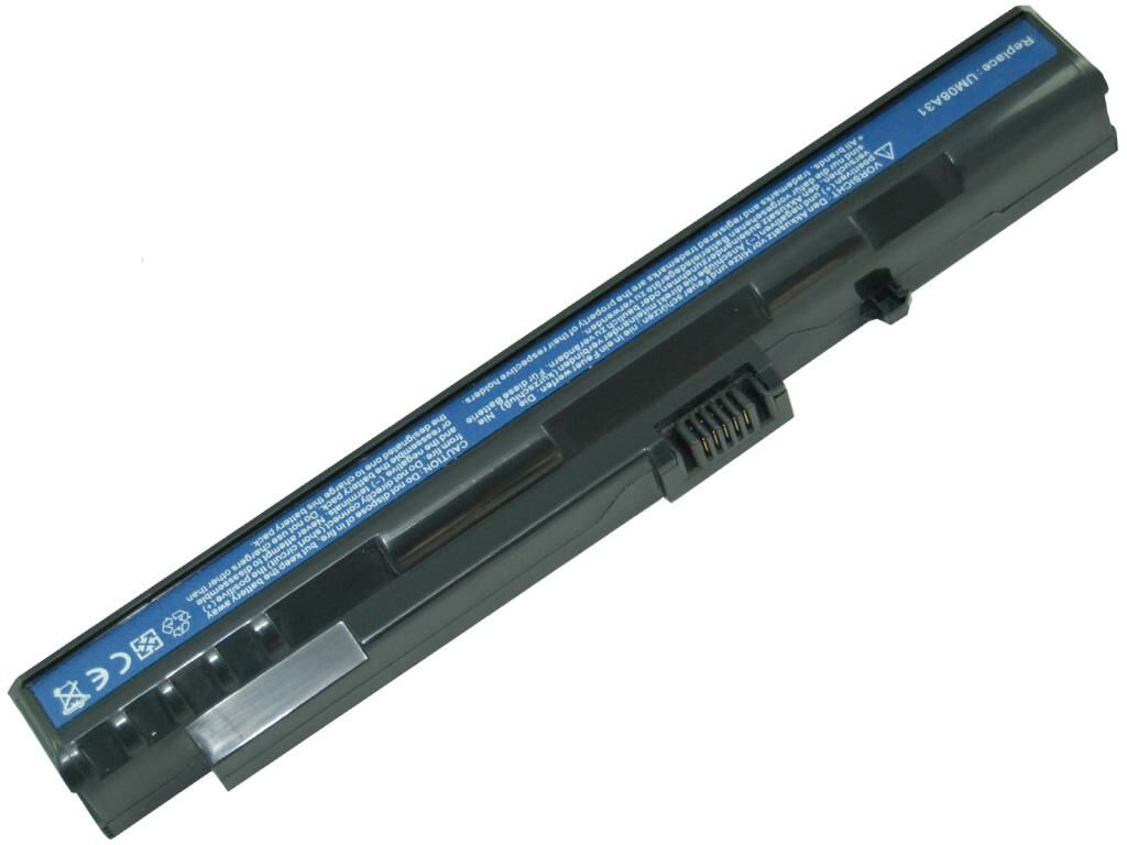 Acer One A110, A150, D150, D250, ZG5 Notebook Batarya Siyah 3Cell