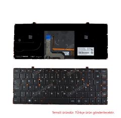 Lenovo Yoga 2 Pro 13 NSK-BP0BT Klavyesi - Siyah - TR - Işıklı