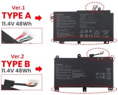 Asus FX505DT-BQ180T uyumlu Notebook Bataryası, Pili (Ver.2)
