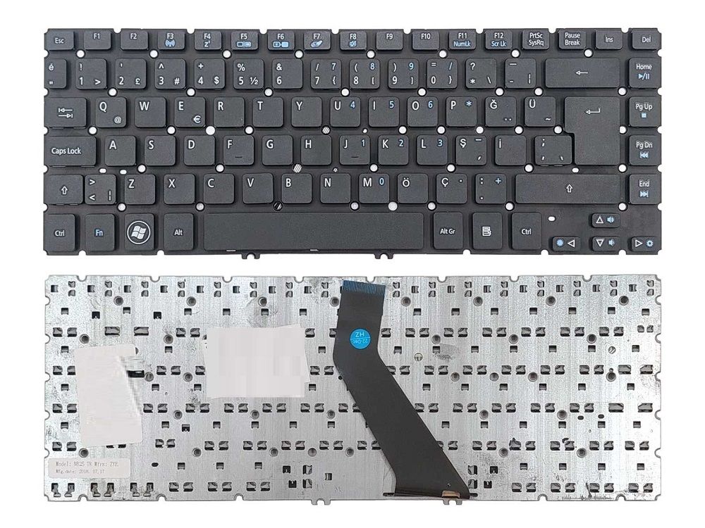 Acer V5-471 - V5-431 - M5-481 Notebook Klavyesi - Siyah