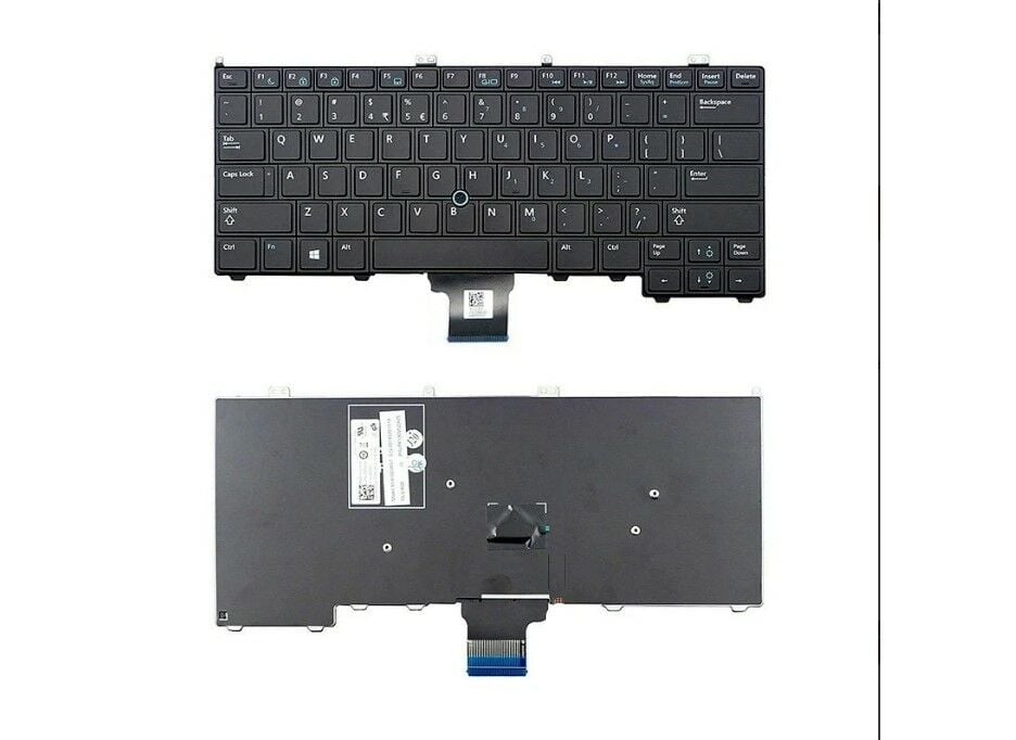 Dell Latitude 7410 2-in-1 Notebook Klavye - Tuş Takımı / Siyah - TR