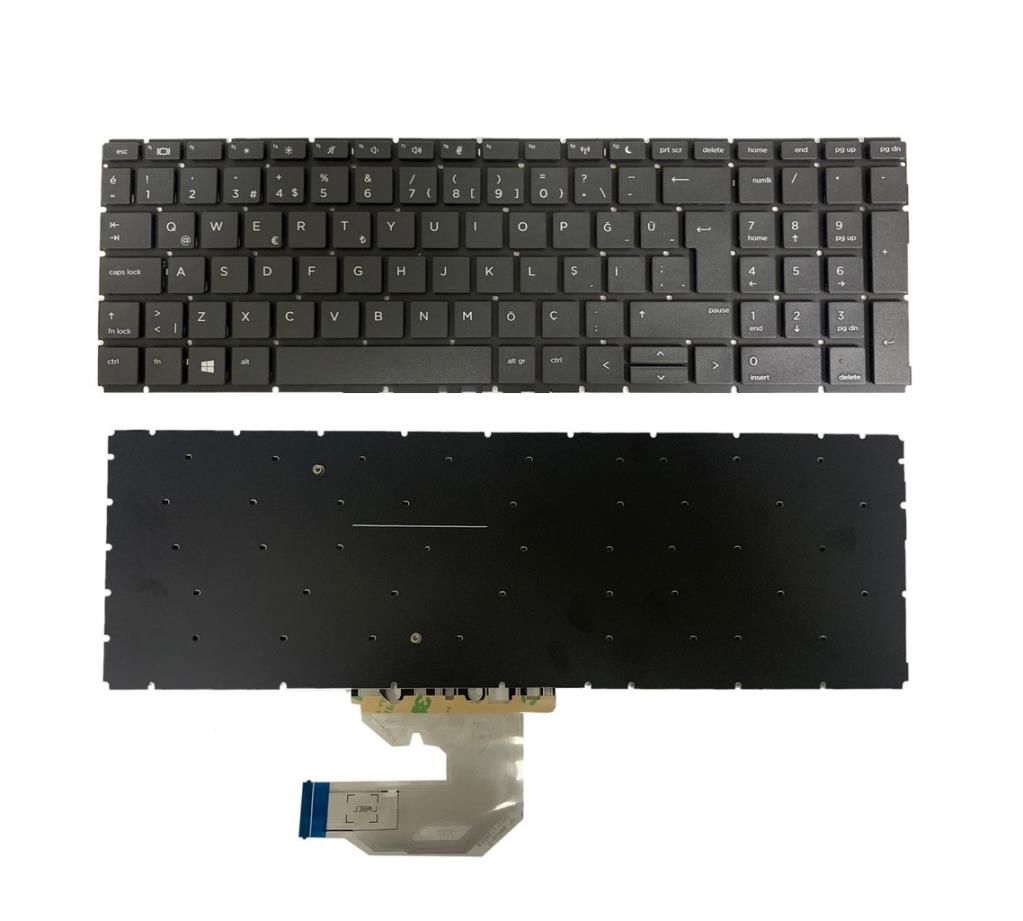 HP ProBook 455 G6 (6MQ06EA) Notebook Klavyesi, Laptop Tuş Takımı (Siyah TR)