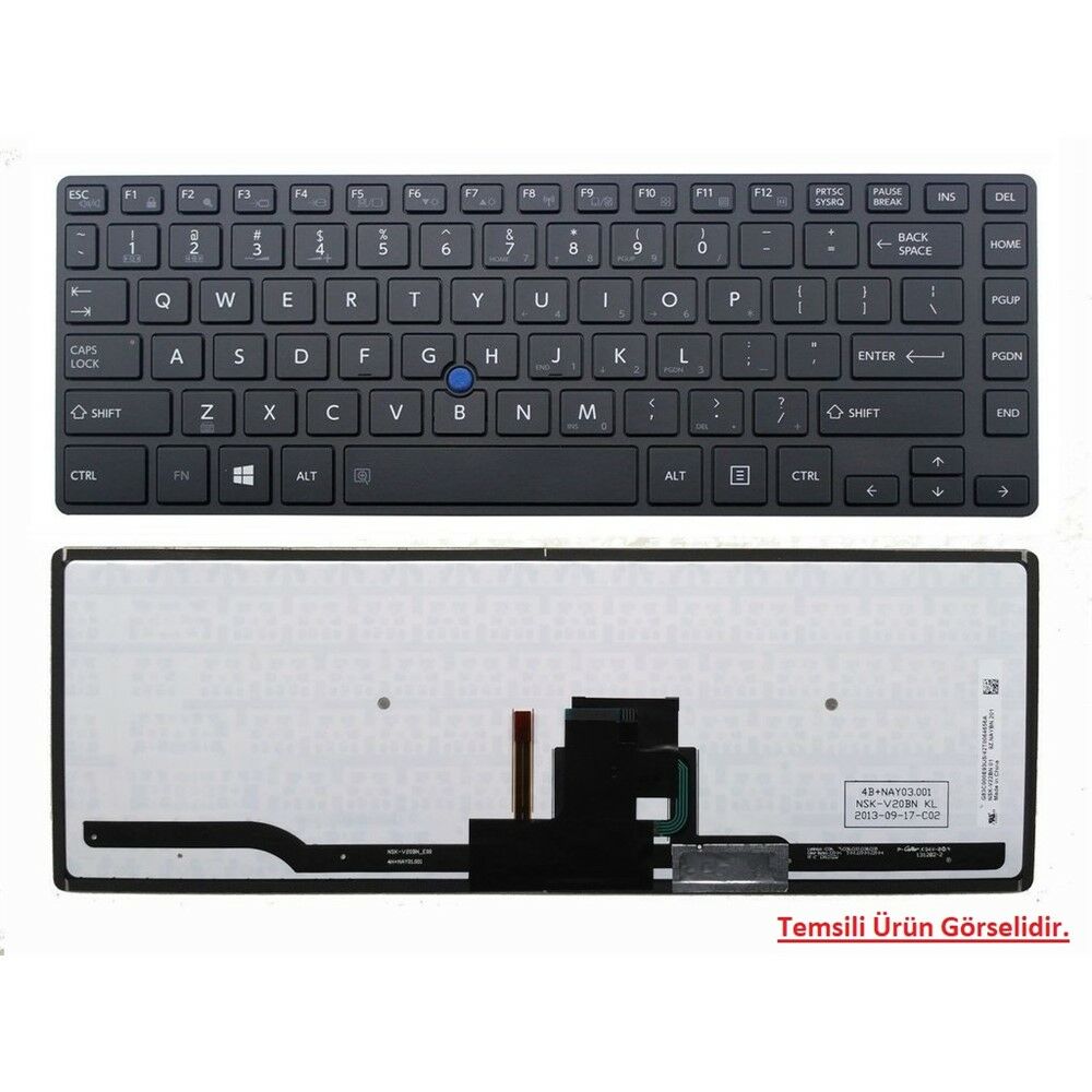 Toshiba Portege R30-A Notebook Klavye - TR - Backlit