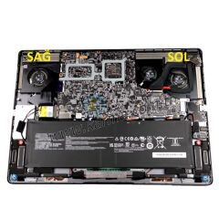 Msi Creator A11UET uyumlu Notebook Fanı - Sağ