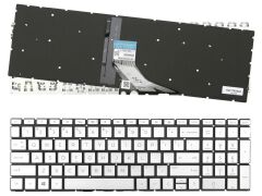 Hp Pavilion 15-da2075nt (1S7X6EA) Notebook Klavyesi (Silver, Gri TR) ışıklı