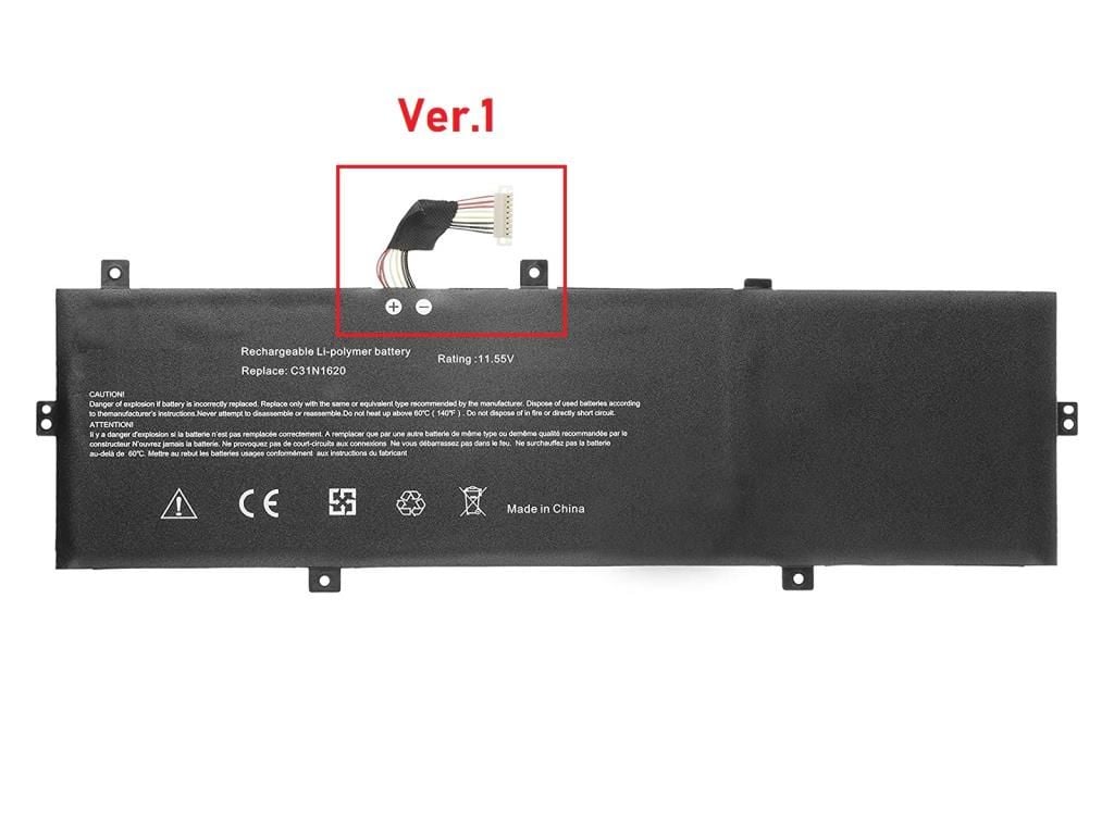 Asus Zenbook UX430UA-GV407T UX430UA-GV408T Notebook Bataryası, Pili