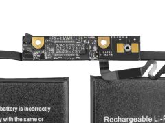 Apple Macbook Pro 15 A1707 Late (2016 2017) A1820 Laptop Bataryası, Pili