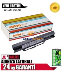 Asus A43SV A43U A53 A53B A53JA A53JB A53JC Notebook Bataryası - Pili