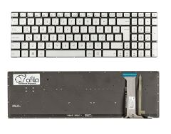 Asus GL552, GL552JM, GL552JW, GL552VW Klavyesi Gri TR ışıklı