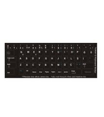 Hp Notebook Klavye TR Stiker Siyah