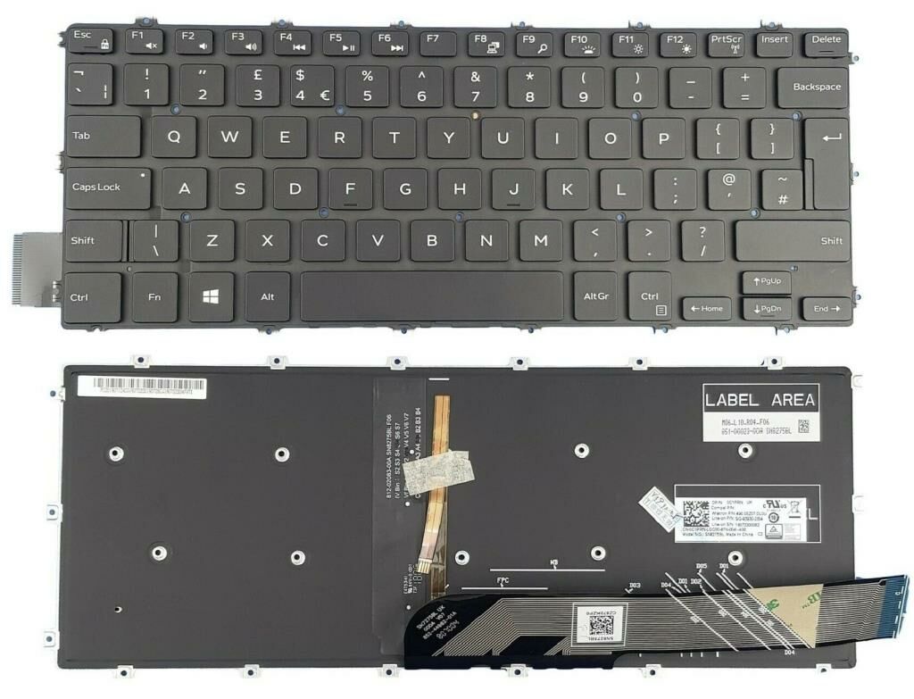 Dell inspiron 5585 Notebook Klavye (Siyah TR) ışıklı / KL0998V2LD