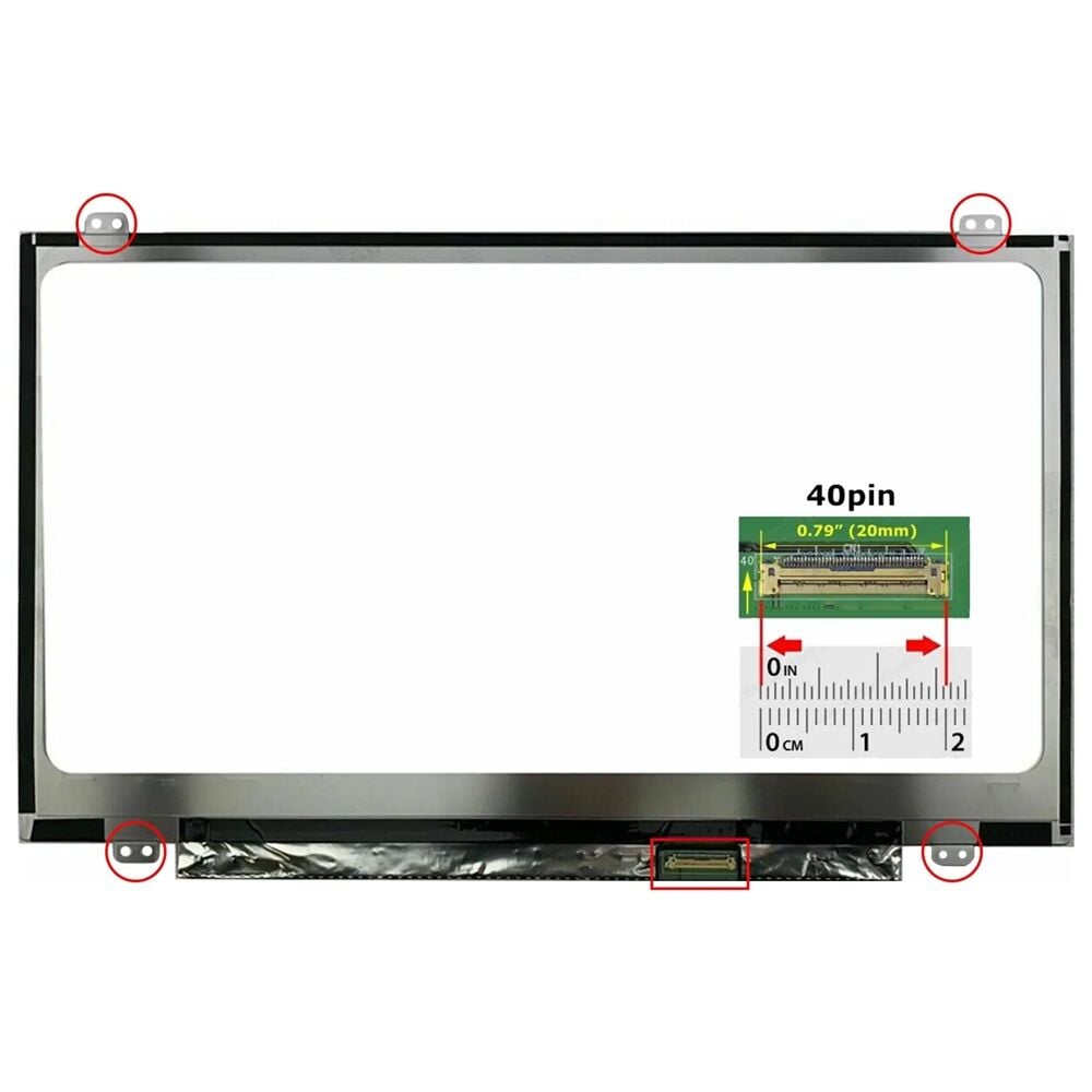 R140NWF5-R6 14.0'' inç 40pin Slim 1366*768 Notebook Lcd Panel, Dokunmatik Ekran