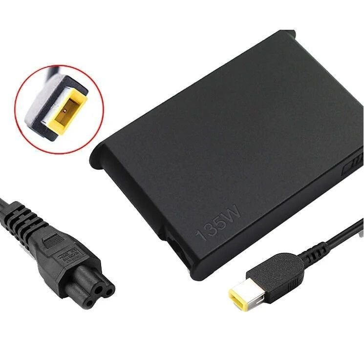 Lenovo 80YY00AETX, 81HG001ATX uyumlu Notebook Adaptörü, Şarj Aleti Cihazı 135W / Tip2