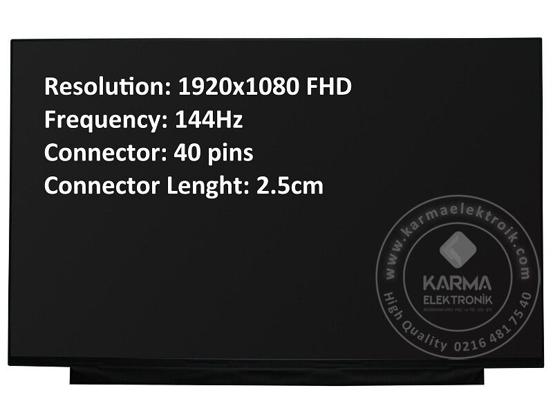 HP Victus Gaming 16-S0001NTA31 (7Z4L9EAA31) Notebook uyumlu Lcd Ekran, Panel - V1 FHD 144Hz