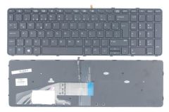 Hp 455 G4 470 G3 470 G4 Notebook Klavyesi - Siyah - TR - Işıklı