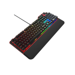 Rampage Hydra R6 Full Color RGB LED Gaming Pro Blue Switch Aluminyum Kaplama Multimedia Mekanik Klavye