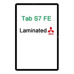 Samsung Galaxy Tab için S7 FE SM-T730 SM-T733 SM-T735 SM-T735N SM-T737 Dokunmatik Cam (Oca'lı)