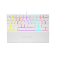 Rampage ALLY K11 Beyaz Rainbow Q Bilek Destekl  Red Switch Gaming Oyuncu Klavye
