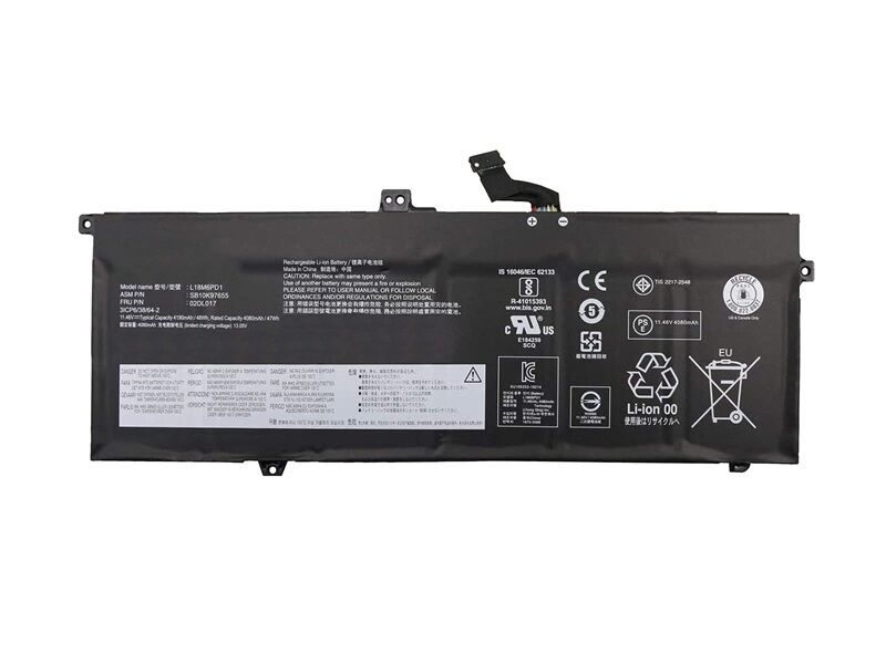 Lenovo ThinkPad X390, X395, L18M6PD1 Notebook Bataryası, Laptop Pili / RLL-165