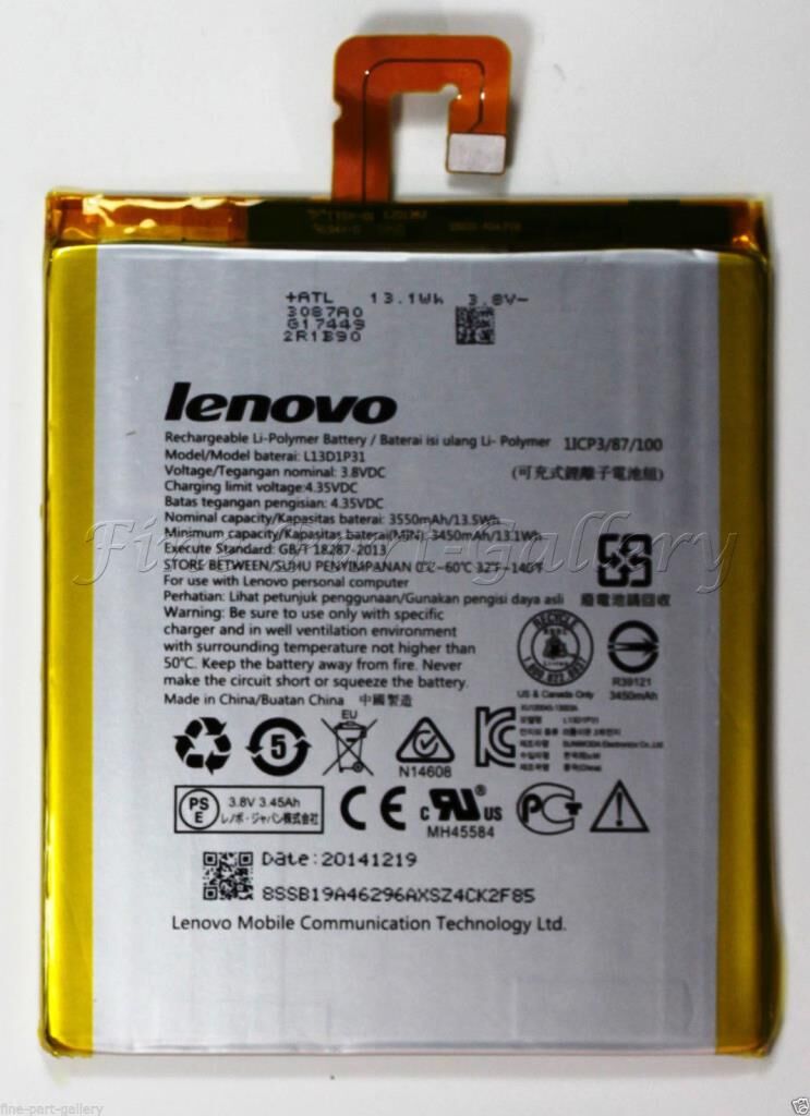 Lenovo A3500-FL Tablet Bataryası Pili