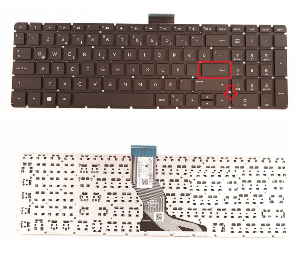 HP Pavilion 15-bc200nt (Z9D84EA) Notebook Klavyesi (Siyah TR)