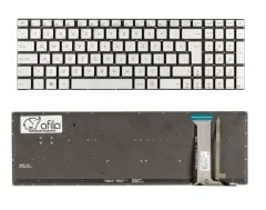 Asus Zx50, ZX50J, ZX50JX Notebook Klavyesi Gri TR ışıklı