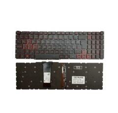 Acer Nitro 5 AN515-43-R6WT Notebook Klavye Kırmızı Tuş TR ışıklı