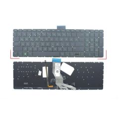 Hp Pavilion Gaming 15-dk0013nt 7AM62EA Notebook Klavyesi ışıklı (Siyah TR) Yeşil