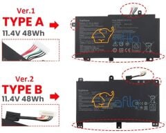 Asus G512LI-HN285A9, G512LI-HN285T Notebook Bataryası, Laptop Pili - Tip A