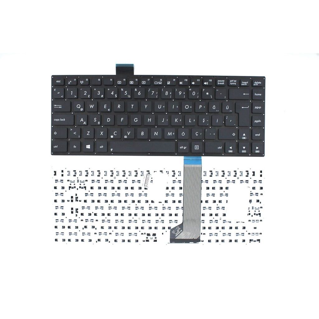 Asus E402W Notebook Klavye - Tuş Takımı / Siyah - TR - Muadil