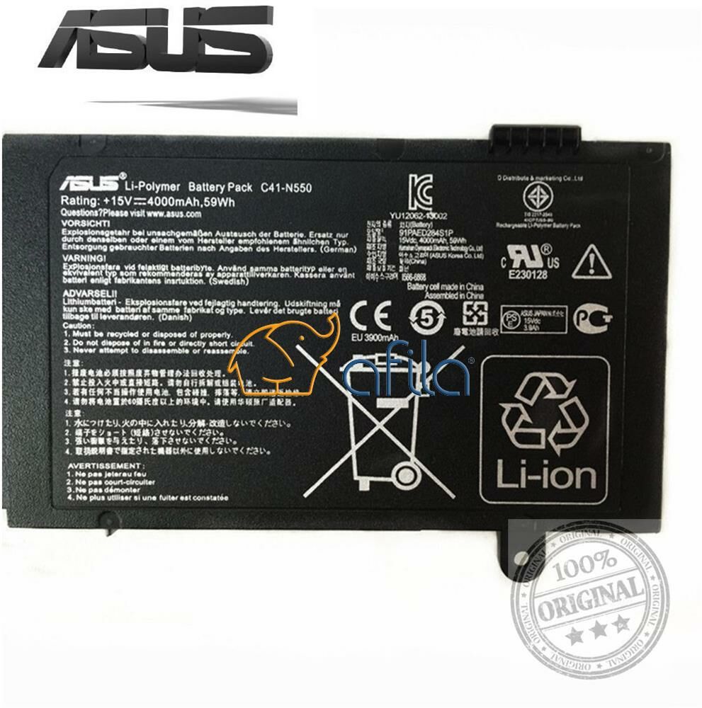 Asus G550JK-CN234H,G550JK-CN545H Notebook Bataryası Pili (Orjinal Asus Marka)