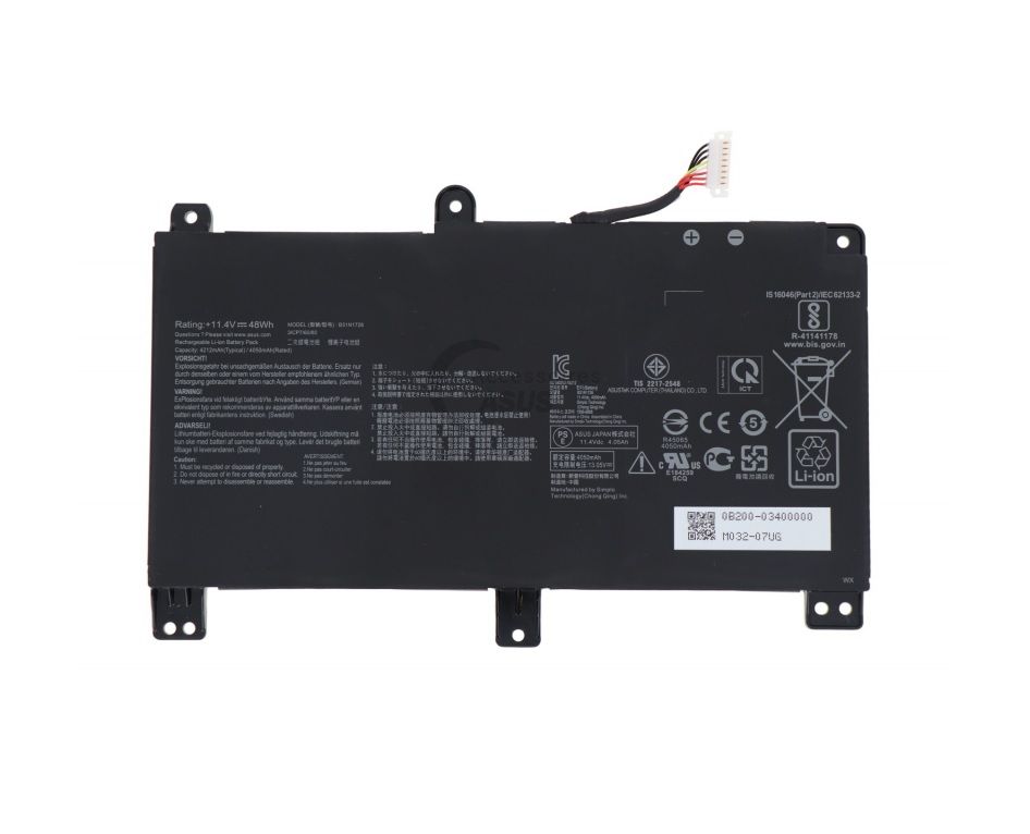 Asus TUF Dash F15 FX506HC-HN004 uyumlu Notebook Bataryası, Pili (Ver.2)