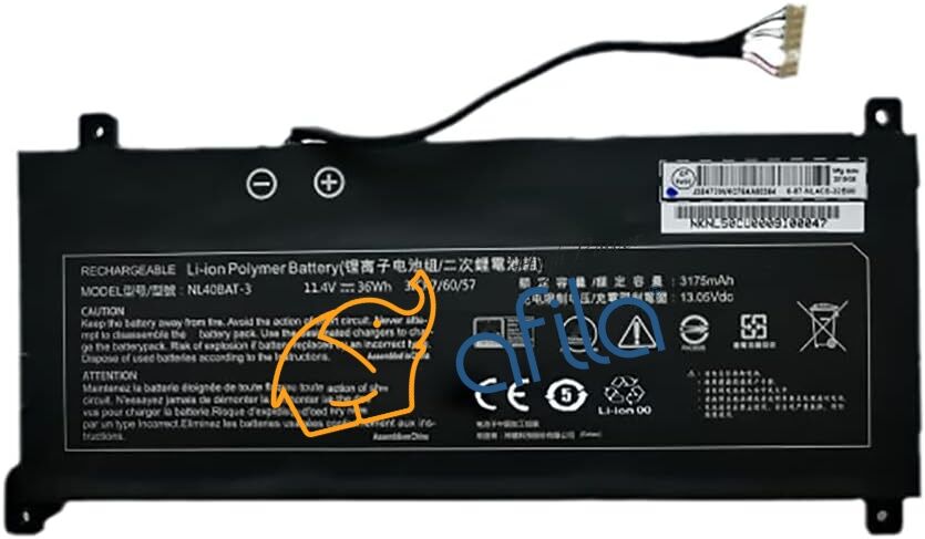 Clevo 15-1S S14-1SH Notebook Bataryası, Pili