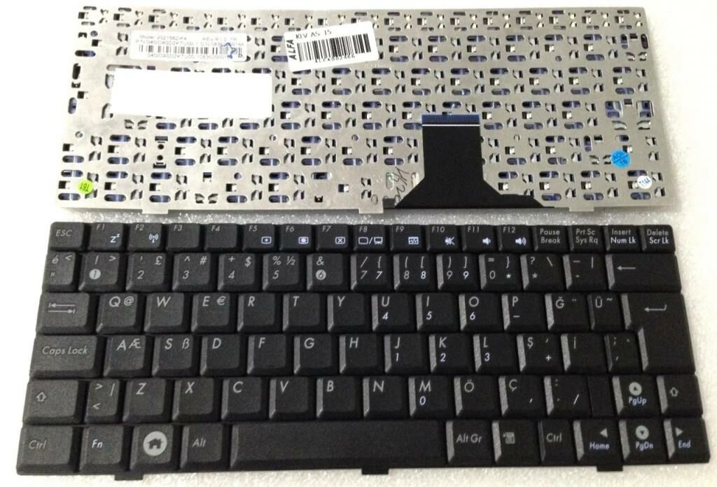 ASUS EEE PC 904hd 904hg 905 1000HAE Notebook Klavyesi Siyah TR