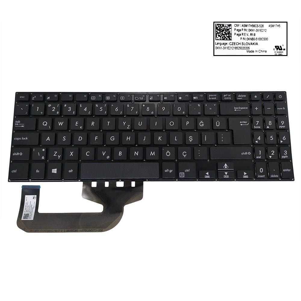 Asus Y5000 Y5000U Y5000UA Y5000UB Klavye - Tuş Takımı / Siyah TR