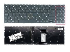 Acer Aspire 3 A315-42G-R5W2 Notebook Klavyesi, Tuş Takımı (Siyah TR) ışıklı