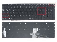 Lenovo uyumlu 9Z.NCSSN.20T PM5NR-TR 80UD00T2TX Notebook Klavyesi, Laptop Tuş Takımı (Siyah TR)