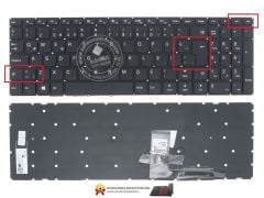 Lenovo uyumlu 310 Touch-15IKB 310 Touch-15ISK Notebook Klavyesi, Laptop Tuş Takımı (Siyah TR)