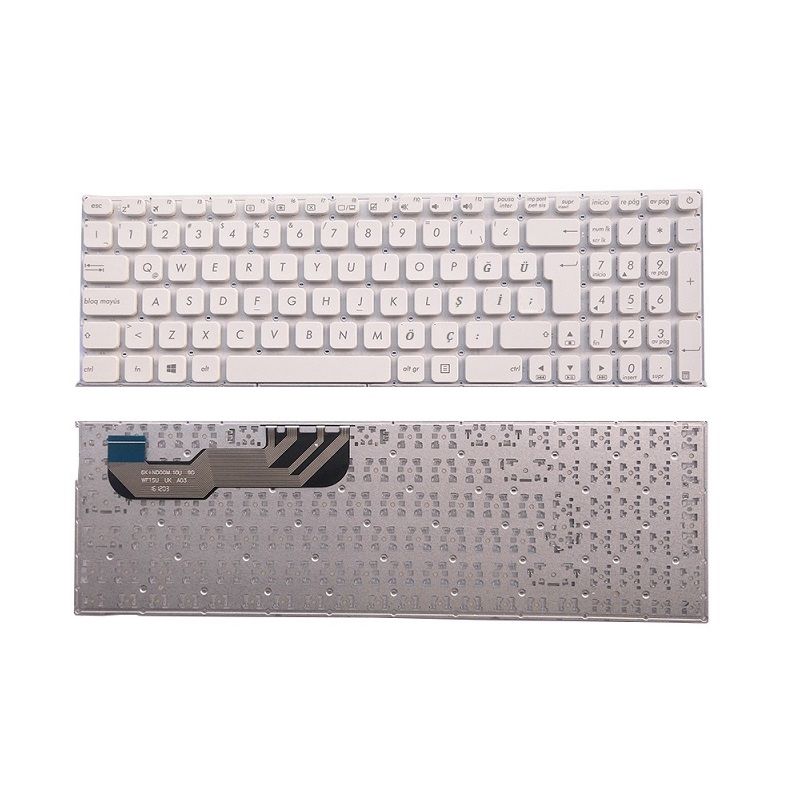 Asus X541UV-XX369T Notebook Klavyesi (Beyaz TR)