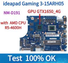 NM-D191 Rev:1.0 Lenovo ideapad Gaming 3-15ARH05 Notebook Anakartı, Mainboard (AMD CPU R5-4600H, N18P-G61-MP2-A1, GPU GTX1650)