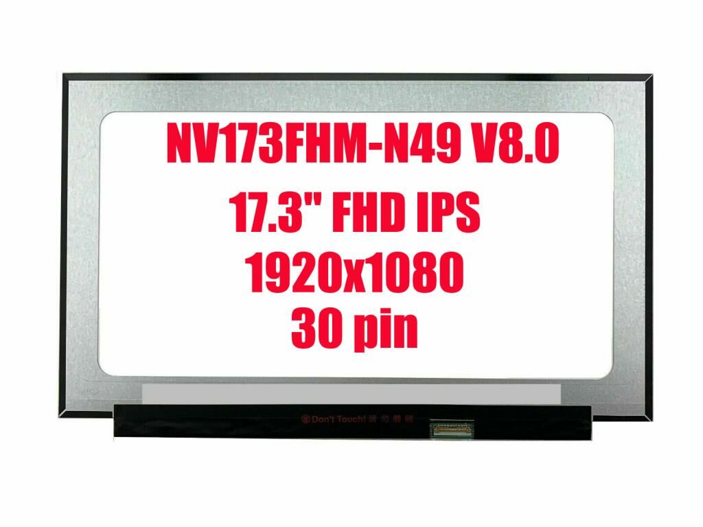Asus Tuf Gaming F17 FX706LI-HX175A2, FX706LI-HX175A20 uyumlu Lcd Ekran, Panel V1 (30 pin)