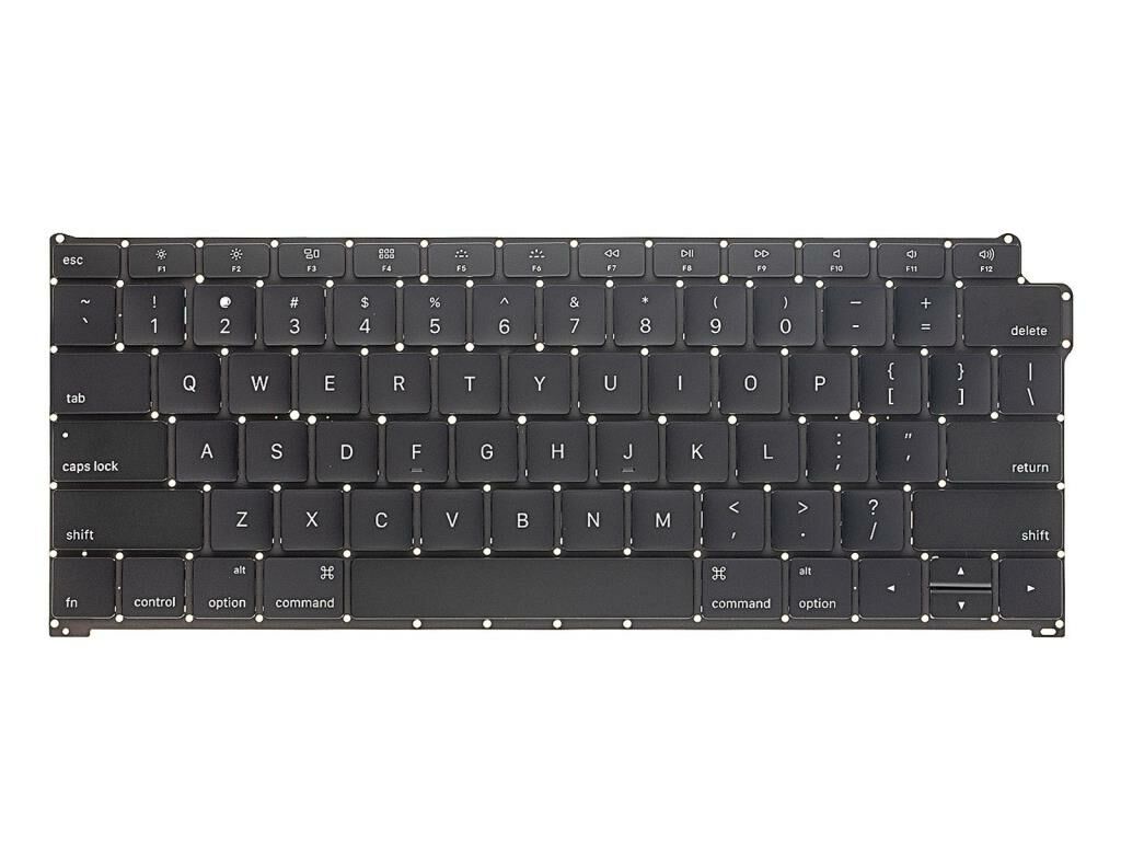 Apple MacBook Air A1932 (2018-19) Notebook Klavyesi - Siyah US (Küçük Enter)