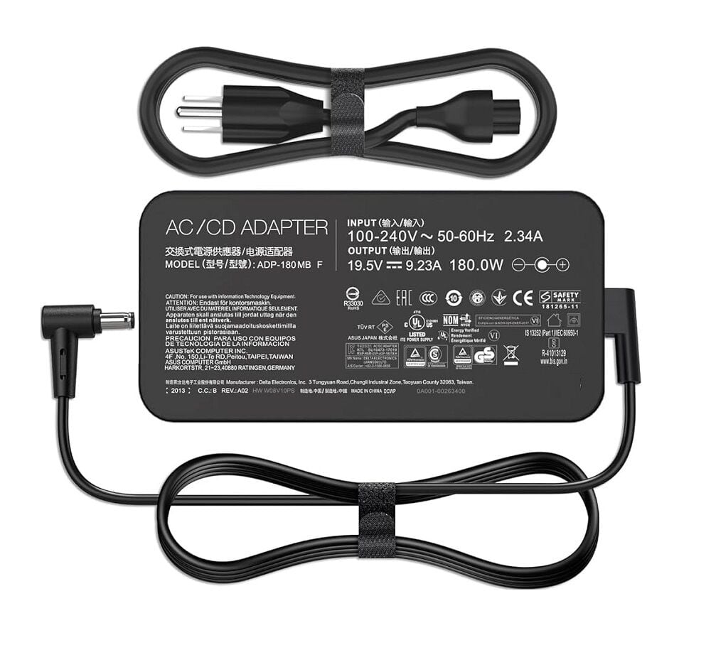 Asus ROG G750JW-T4038D, G750JW-T4057H Notebook Adaptörü, Şarj Aleti Cihazı 180W